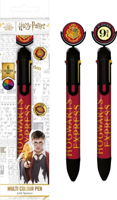 Długopis z motywem peronu 9 i 3/4 HARRY POTTER, 6‑kolorowy