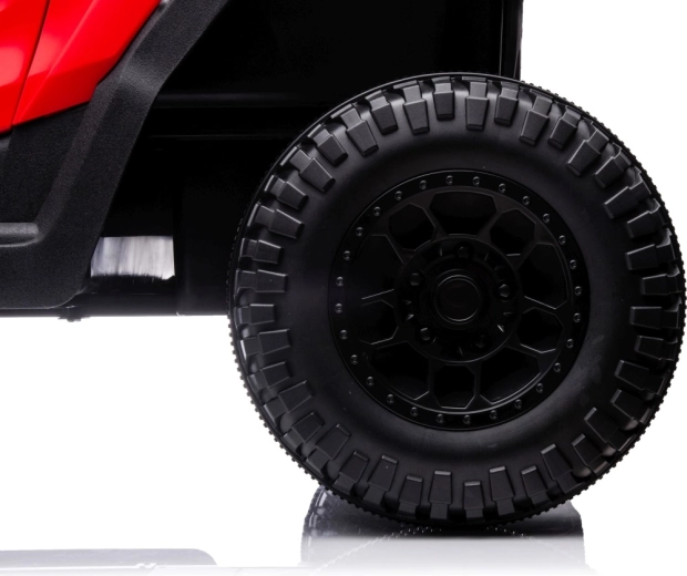 Duże koła EVA 34 × 13 cm dla przyczepności i cichej pracy