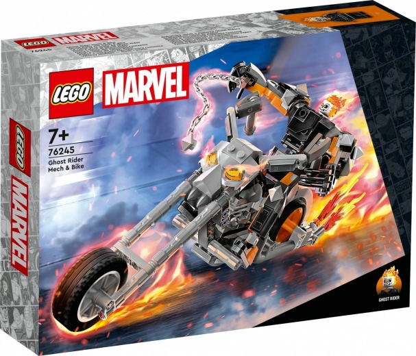 LEGO® Marvel 76245 Zmechanizowana zbroja i motocykl Ghost Ridera