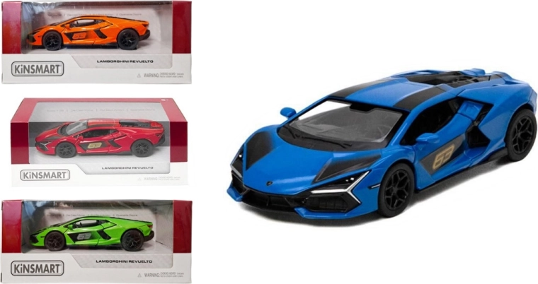 Lamborghini Revuelto metalowy model z napędem pull-back