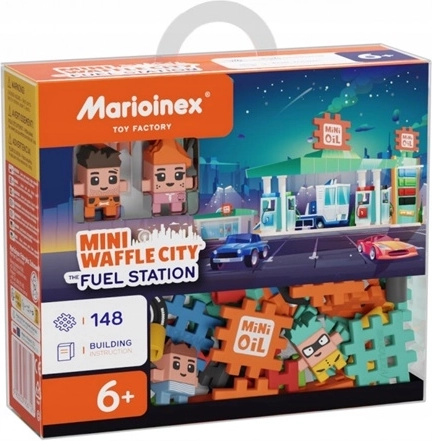 Marioinex Mini Waffle City stacja benzynowa