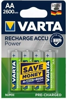 Varta akumulatory AA 2600 mAh Ready2Use, 4 szt.