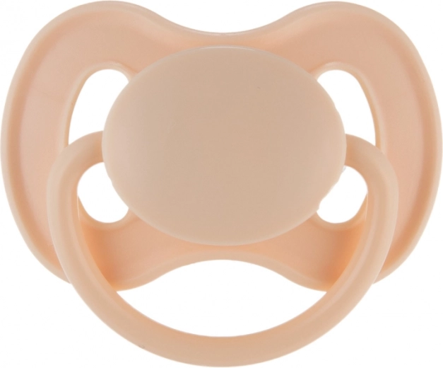 Canpol babies gumowy smoczek wiśnia NUDE 6–18 m, kremowy