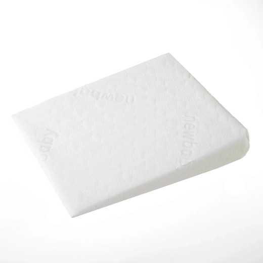Poduszka niemowlęca – klin do wózka NEW BABY Basic 30 × 37 cm, biała