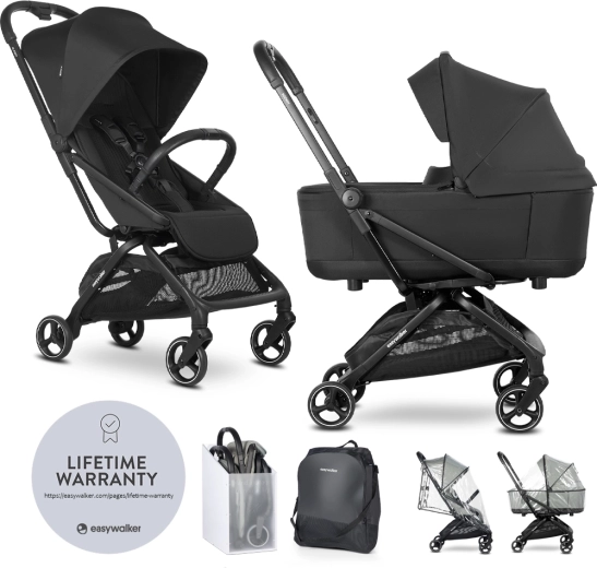 Easywalker Rockey S wózek kombinowany pure black