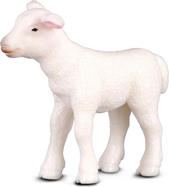 Plastowa figurka jagnięcia