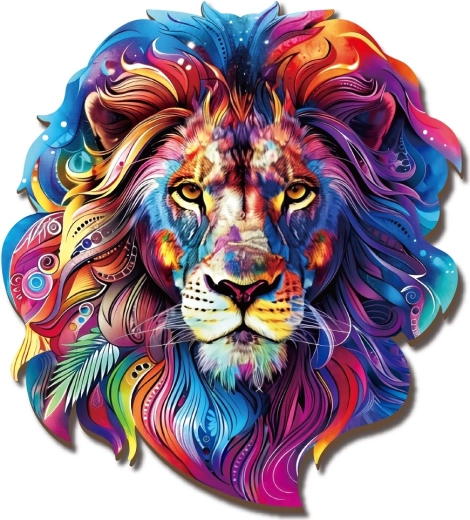 2Kids Toys drewniane puzzle lew