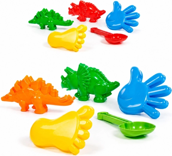 Dziecięcy zestaw do piasku dinozaury 5 elementów