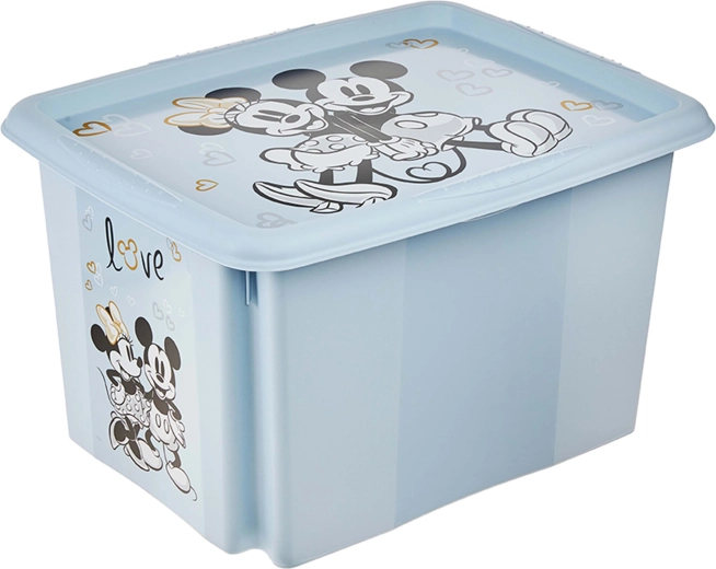 Keeeper plastikowy pojemnik do przechowywania z pokrywą 30 l Mickey