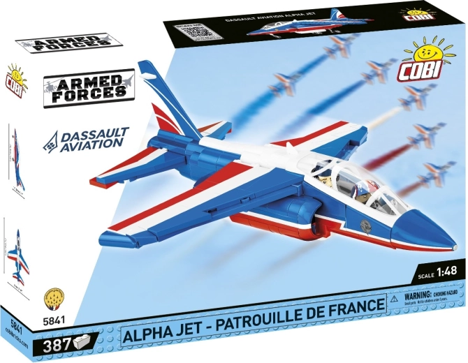 COBI armed forces alpha jet Patrouille de France 1:48 – klocki konstrukcyjne (387 elementów)
