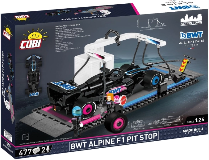 Oficjalnie licencjonowany pit stop Alpine F1