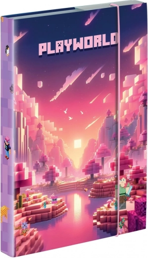 Pudełko na zeszyty A4 Playworld Girl