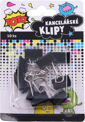 Klip biurowy 10 szt., 19 mm