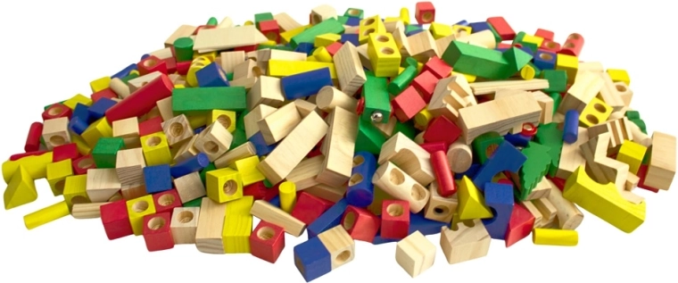 Ogromna liczba elementów do niekończącego się budowania