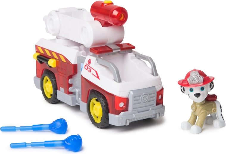 Strażacki wóz Marshalla z wodnymi pociskami