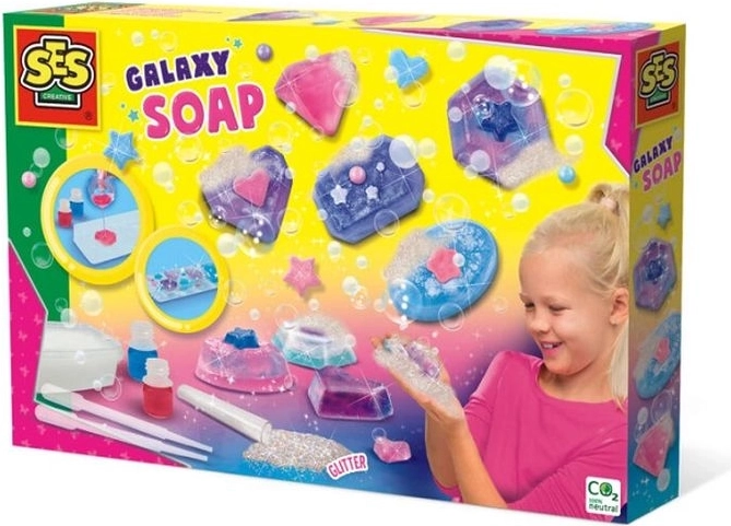 SES Creative Galaxy Soap – kreatywny zestaw do robienia mydełek