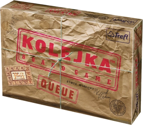 Kolejka – rodzinna gra planszowa z czasów komunizmu w latach 80.