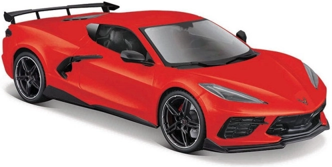 Składany model Chevrolet Corvette 1/24 czerwony