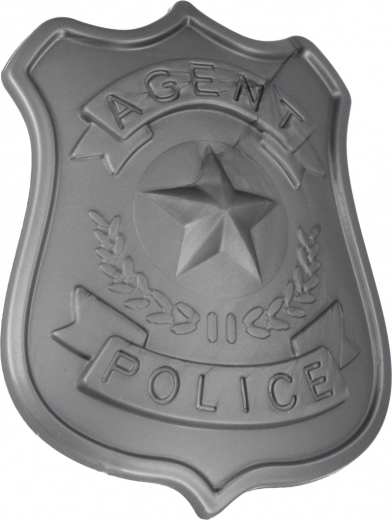 Realistyczna policyjna odznaka