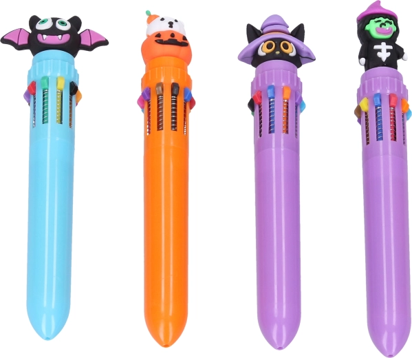 Halloweenowy design z figurką na górze