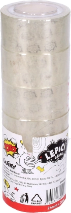 Przezroczysta taśma klejąca 24 mm x 20 m, opakowanie 6 szt.