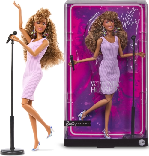 Mattel Barbie Signature kolekcjonerska lalka Whitney Houston z mikrofonem