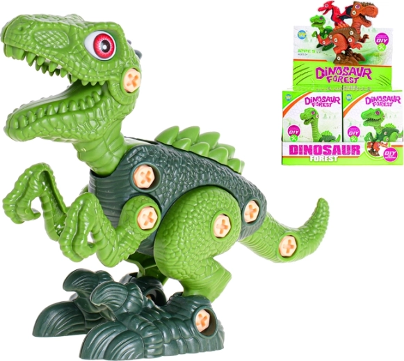 Skręcany dinozaur – 1 sztuka