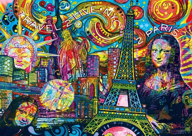 Puzzle Kultowe podróżowanie 1000 elementów