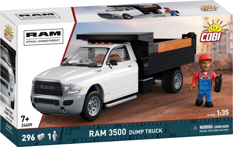 Cobi RAM 3500 wywrotka 1:35 (296 elementów)