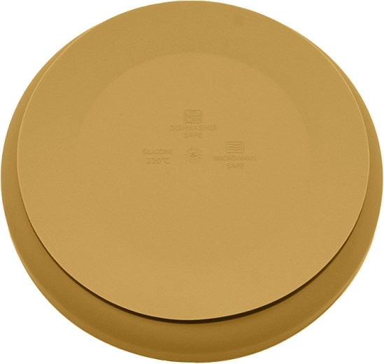 Talerz ze stabilną przyssawką i wytrzymałym silikonem