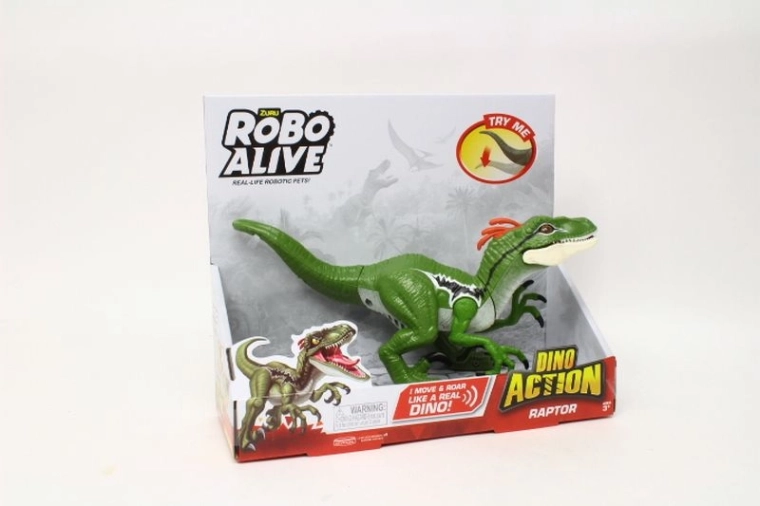 ZURU Robo Alive dinozaur raptor z dźwiękiem