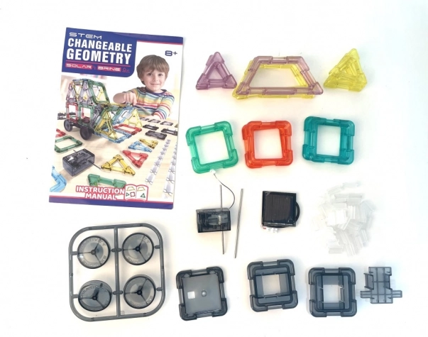 Słoneczna geometryczna zabawka konstrukcyjna