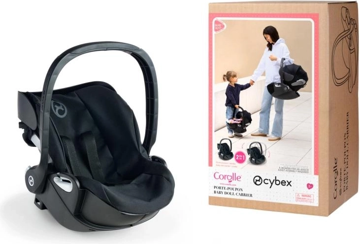 Cybex Black 2w1 fotelik samochodowy i kołyska dla lalek