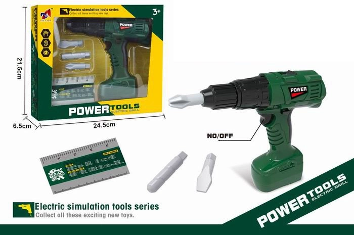 Dziecięca wiertarka akumulatorowa na baterie