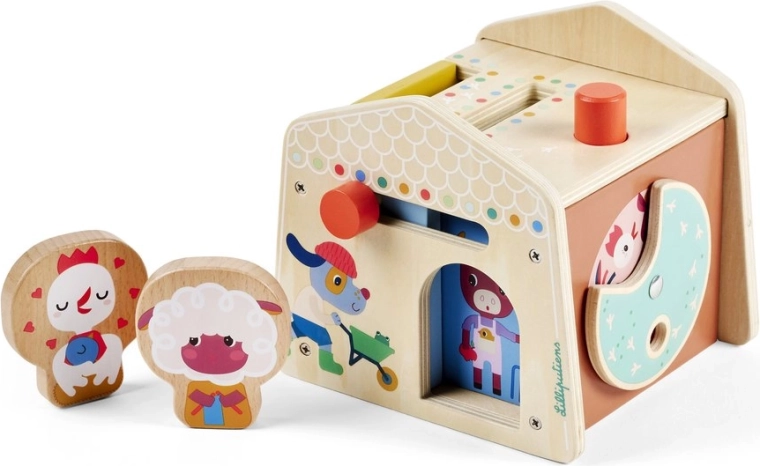 Lilliputiens domek z zabawą w chowanego