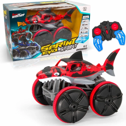 Zdalnie sterowany amfibijny samochód – rekin