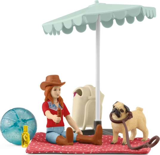 Całodzienna wycieczka nad jezioro – zestaw do zabawy z mini figurkami HORSE CLUB