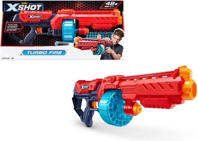 ZURU X-Shot Excel Turbo Fire wyrzutnia piankowych strzałek