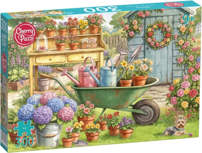 Puzzle Cherry Pazzi Kwitnący ogród, 300 elementów