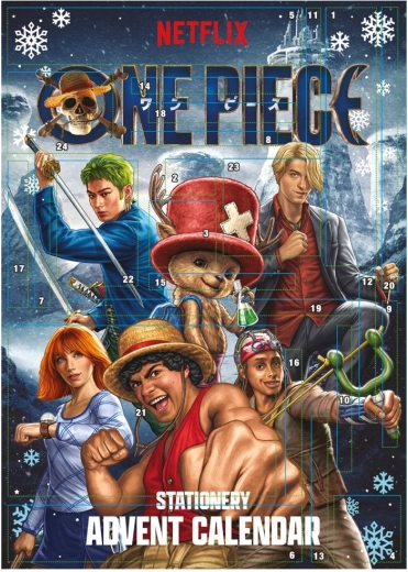 Papierowy kalendarz adwentowy One Piece V2