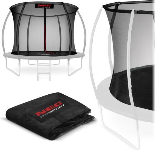 Wewnętrzna siatka ochronna do trampoliny Neo-Sport 252 cm (8 ft) na 6 słupków