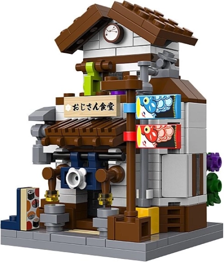 CaDA Mini japońska restauracja z klocków w skali 1:65