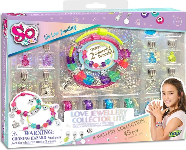 Tasia zestaw do robienia bransoletek miłości 45 szt.