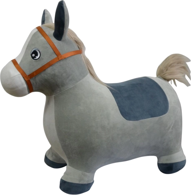 Skaczący osiołek dla dzieci z pokrowcem i pompką