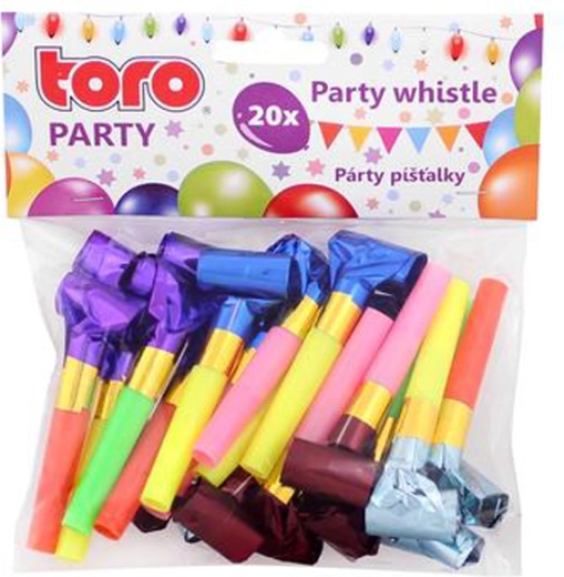 Gwizdki imprezowe fruwaki 20 szt.