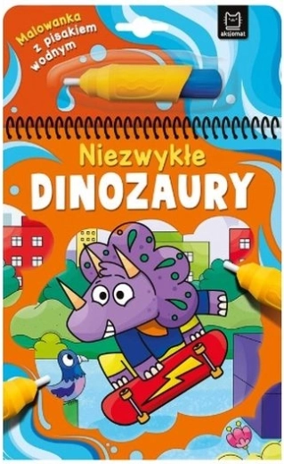 Wodne kolorowanki z wodnym pisakiem Niezwykłe dinozaury