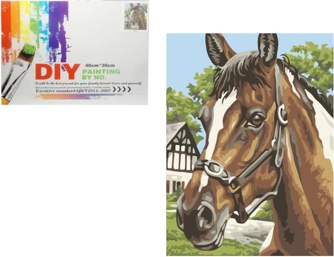 Malowanie po numerach – koń