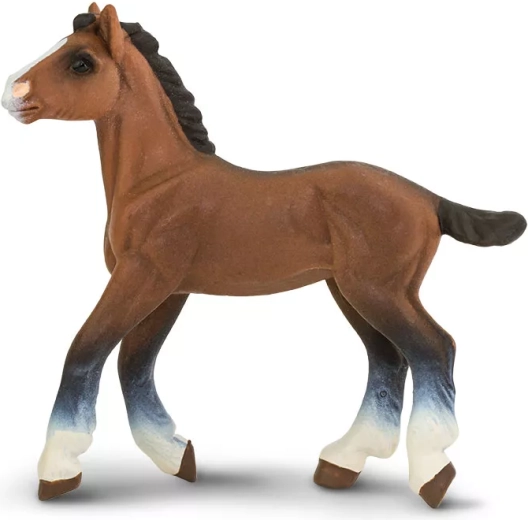 Safari Ltd. źrebię Clydesdale – 1 sztuka
