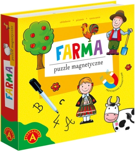Magnetyczne puzzle Farma