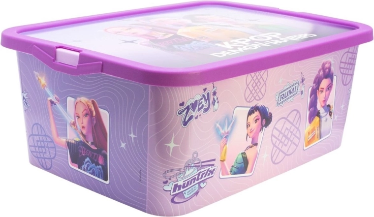 Pojemnik do przechowywania STOR 13 l K-Pop: Łowczyni demonów fioletowy